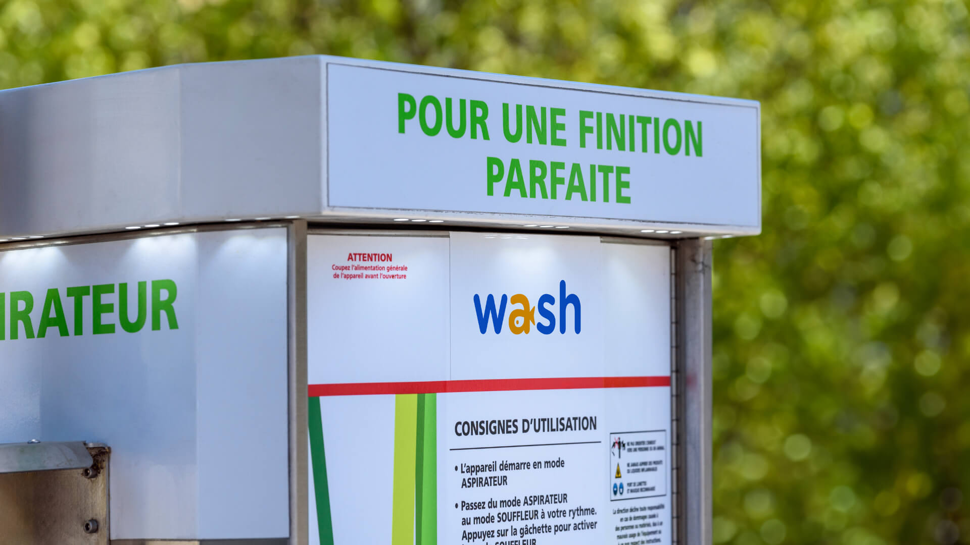Aspirateur et souffleur chez Wash Total Energies