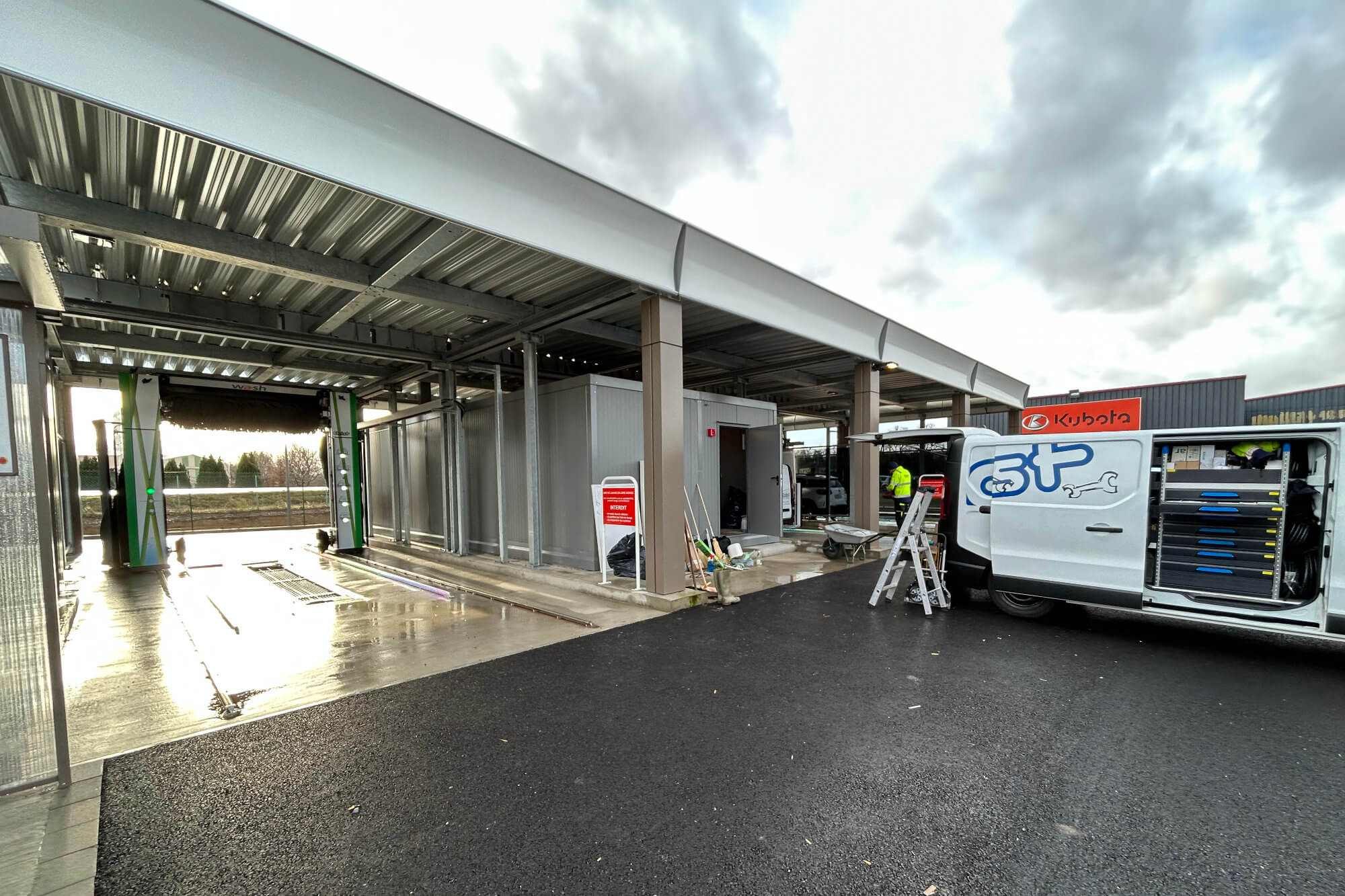 Entretien et maintenance centre wash